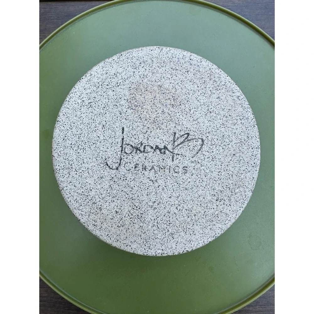 Jordan‎ B Ceramics Handmade Taper Candle Holder Minimalist Hygge Speckle